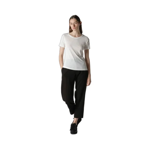 High Twisted Jersey Short Slv Round Neck T