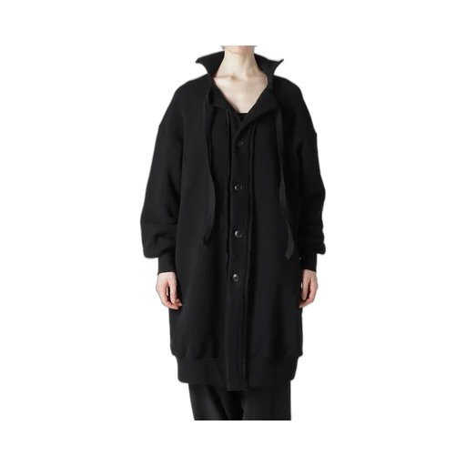 Liy/C Brushed French Terry Button D Cardigan