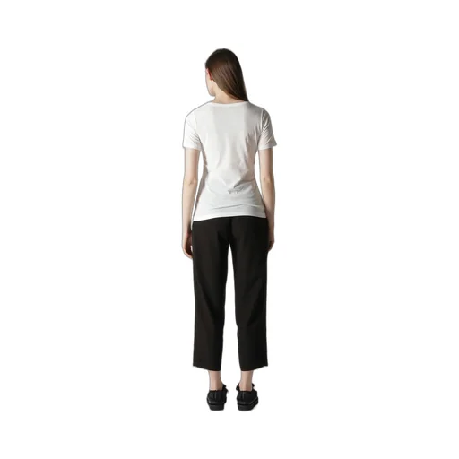 High Twisted Jersey Short Slv Round Neck T