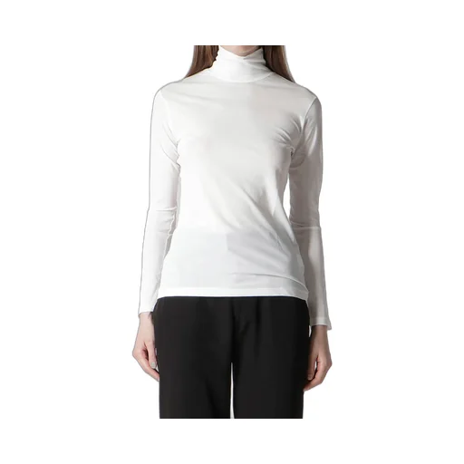 High Twisted Jersey Long Slv Turtle Neck Po