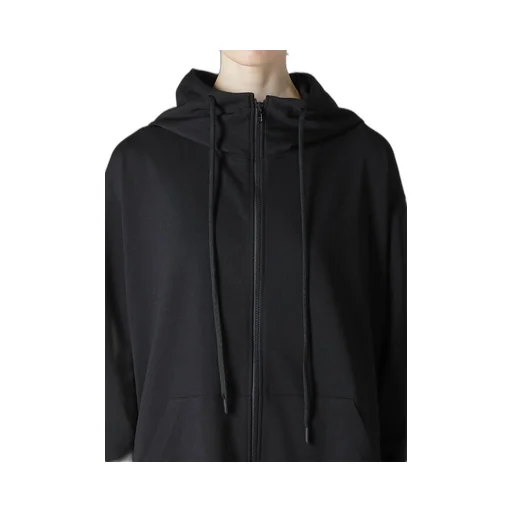 Pe Jersey Twill Unbalanced Hoodie B
