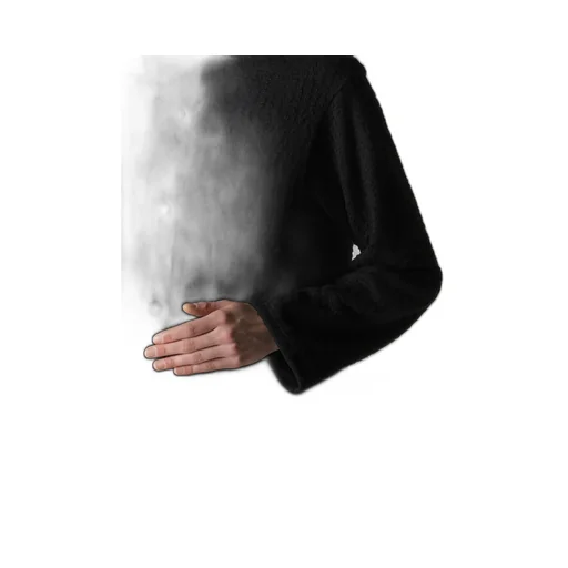Crushed Glen Check High Neck Cardigan