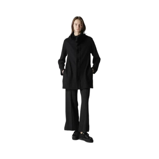 Crushed Glen Check High Neck Cardigan