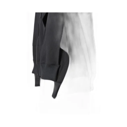 Pe Jersey Twill Unbalanced Hoodie B