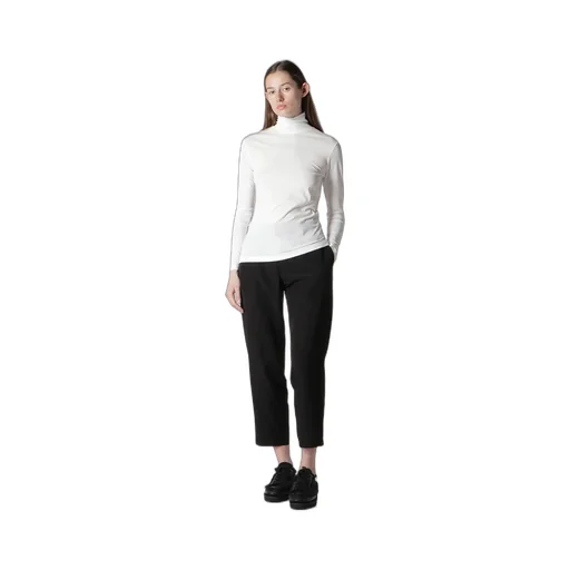 High Twisted Jersey Long Slv Turtle Neck Po