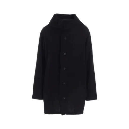 Crushed Glen Check High Neck Cardigan