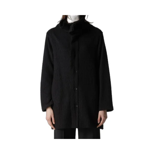 Crushed Glen Check High Neck Cardigan