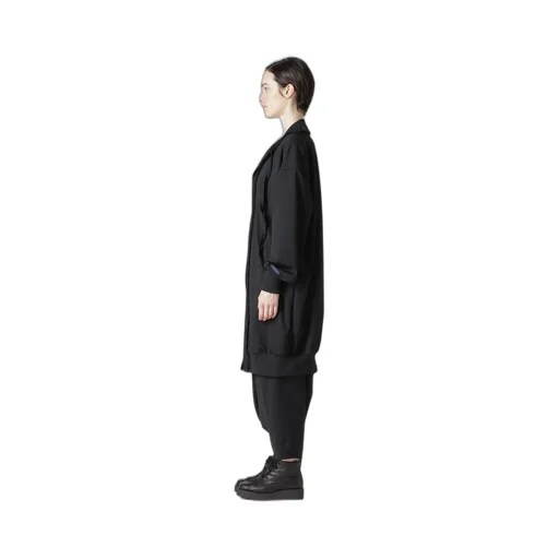 Pe Jersey Twill Button D Cardigan