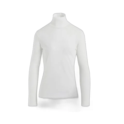 High Twisted Jersey Long Slv Turtle Neck Po
