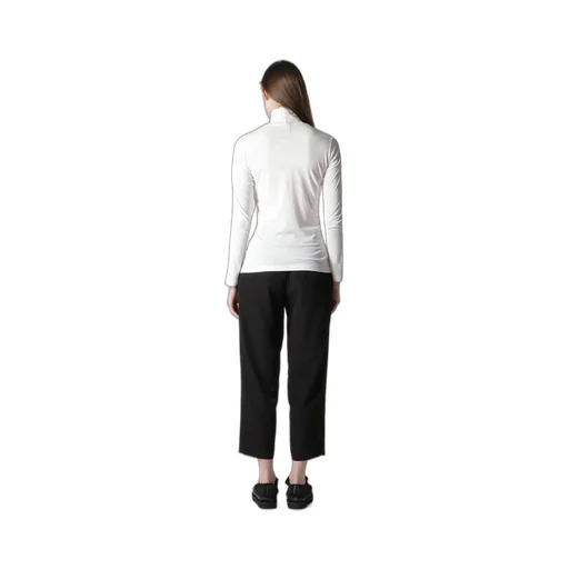 High Twisted Jersey Long Slv Turtle Neck Po