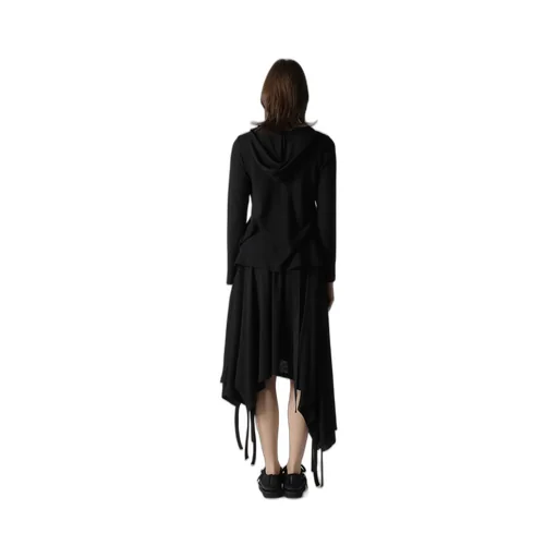Wool Light Milling Single Strap Hoodie Po