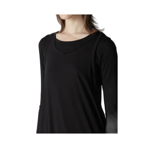 C Angora Cashmere Single Jersey Draped Dress