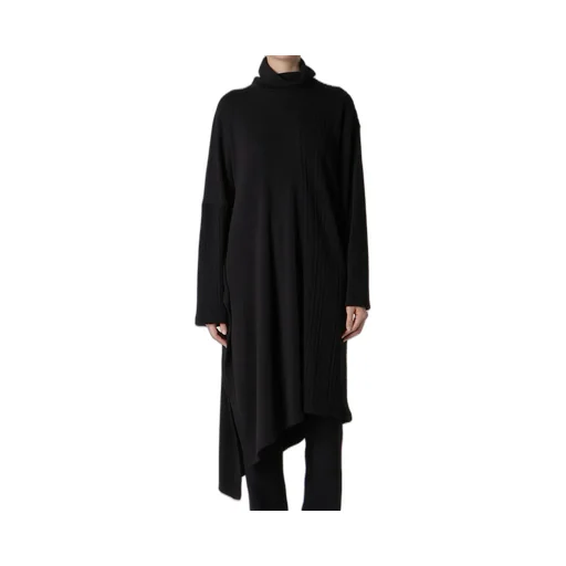 Interlock Paneled High Neck Po