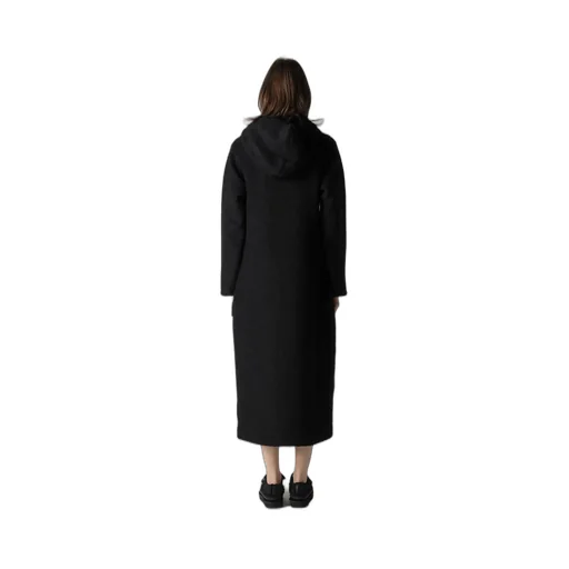 Wool Sheep Pile High Neck Dress