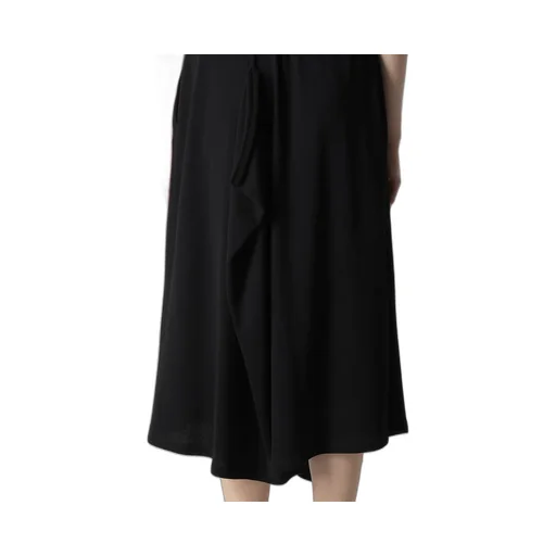 High Twisted Gauze Terry Tucked Skirt