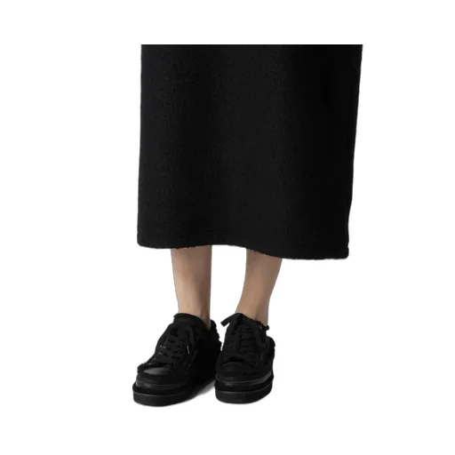 Wool Sheep Pile High Neck Dress