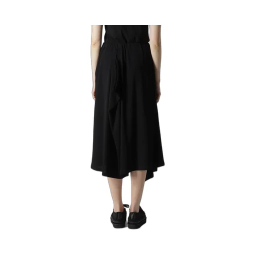 High Twisted Gauze Terry Tucked Skirt