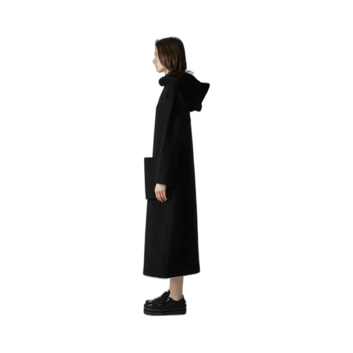 Wool Sheep Pile High Neck Dress