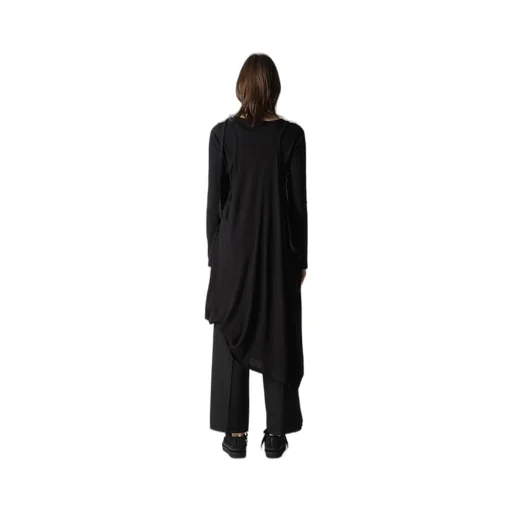 C Angora Cashmere Single Jersey Draped Dress