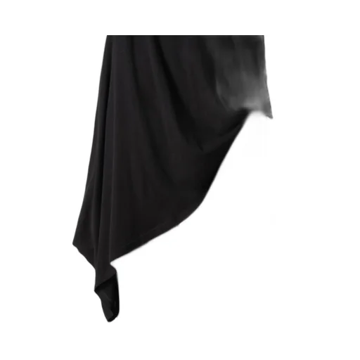 C Angora Cashmere Single Jersey R Draped Round Neck Po
