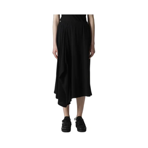 High Twisted Gauze Terry Tucked Skirt
