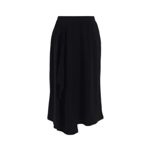 High Twisted Gauze Terry Tucked Skirt