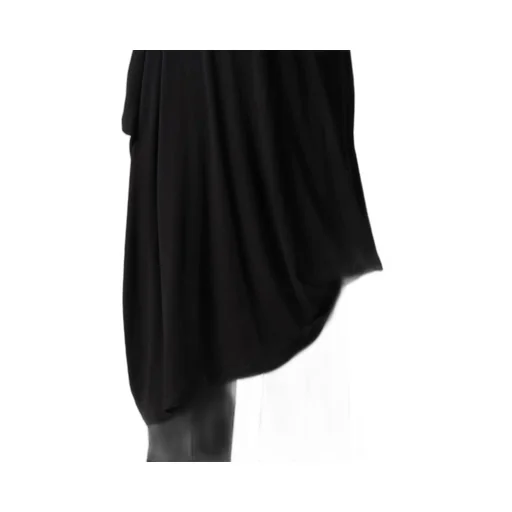 C Angora Cashmere Single Jersey Draped Dress