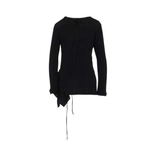 High Twisted Links String Round Neck Po