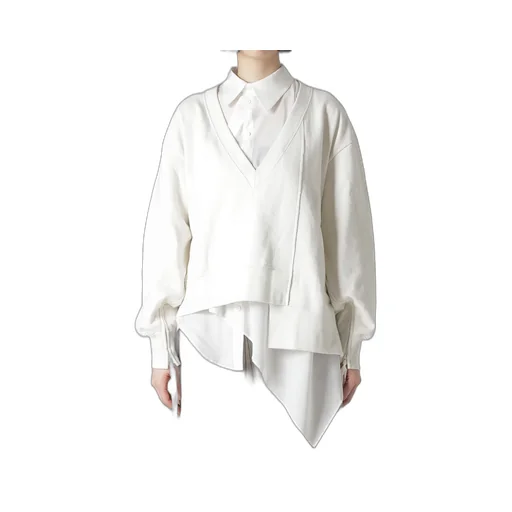 Cotton French Terry Side Zip D Pullover