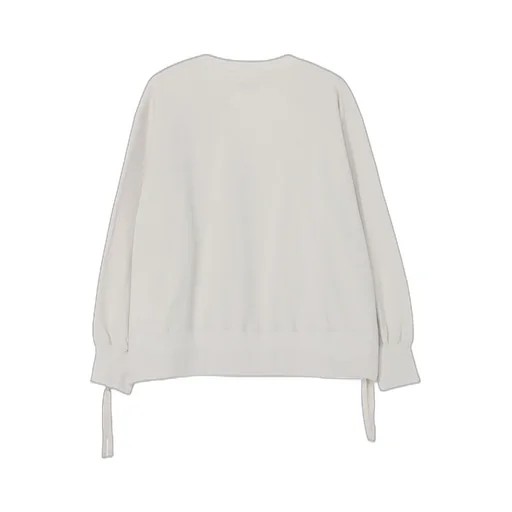 Cotton French Terry Side Zip D Pullover