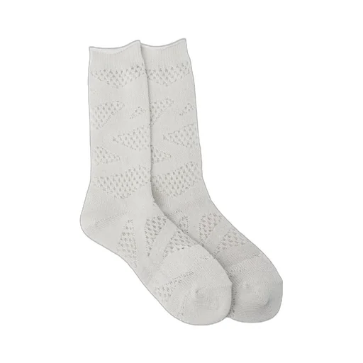 Rib W Monofilament Line Socks