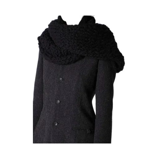 Hand-Woven Slabs/W Knit Snood