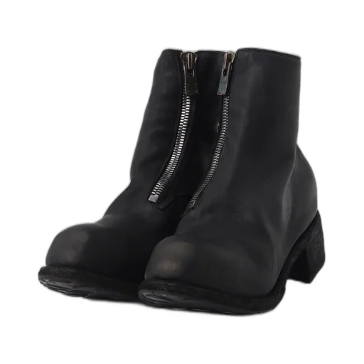Grained Calfskin Inside Zip Boots
