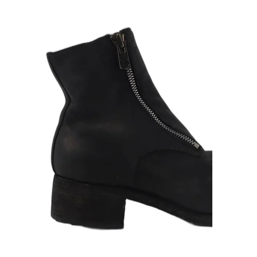 Grained Calfskin Inside Zip Boots