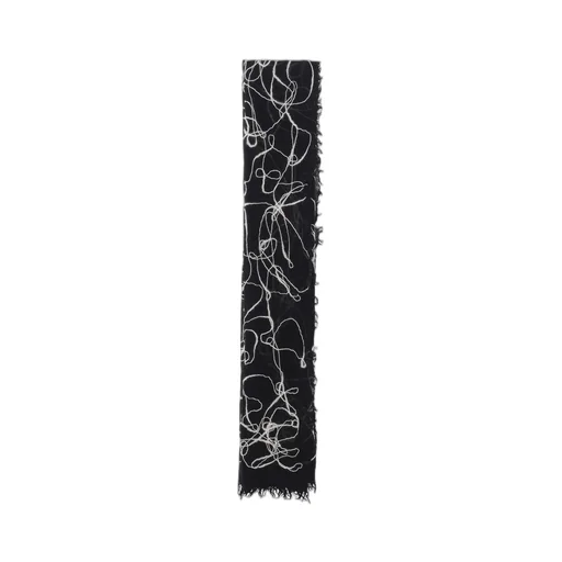 Wool Gauze Needle Punch Stole