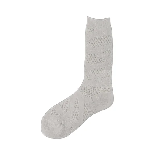 Rib W Monofilament Line Socks