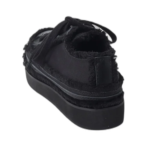 Cotton Canvas A Low-Cut Fringe Sneakers