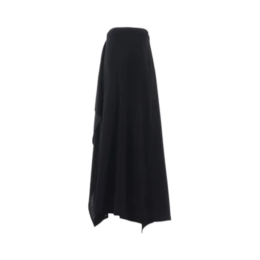 Wool Gauze Wrap Skirt