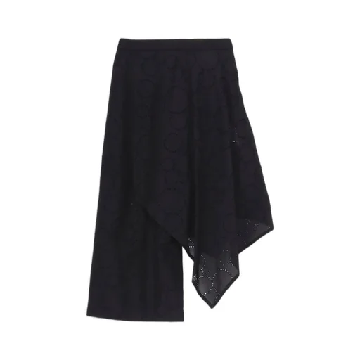 Lace Asymmetry Pants