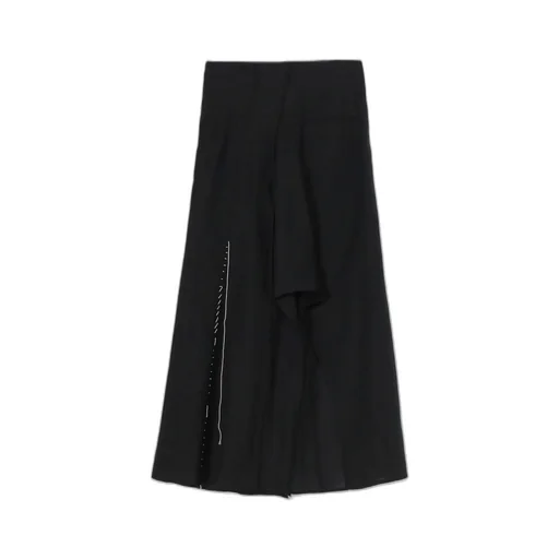 Linen Cloth L Round Hem Skirt