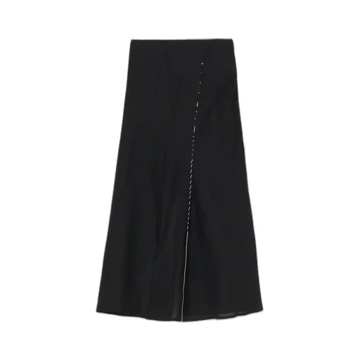 Linen Cloth L Round Hem Skirt