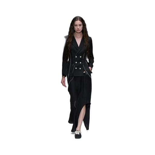 Linen Cloth 6B Hand Stitch Double Jacket