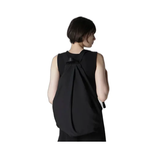 W/Gabadine Tuck Detail Backpack
