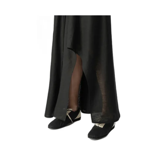 Linen Cloth L Round Hem Skirt