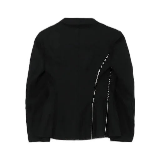 Linen Cloth 6B Hand Stitch Double Jacket