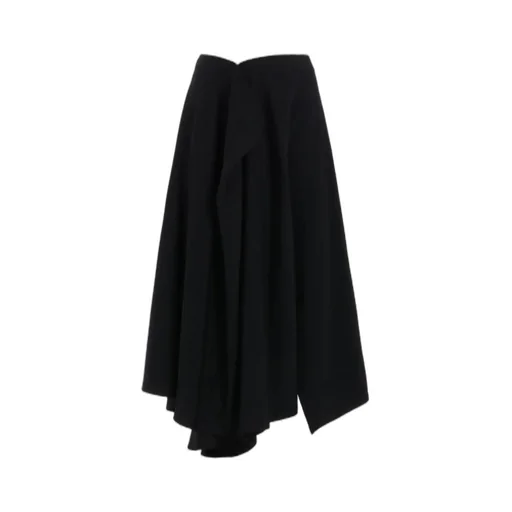 Gabardine R Gathered Skirt