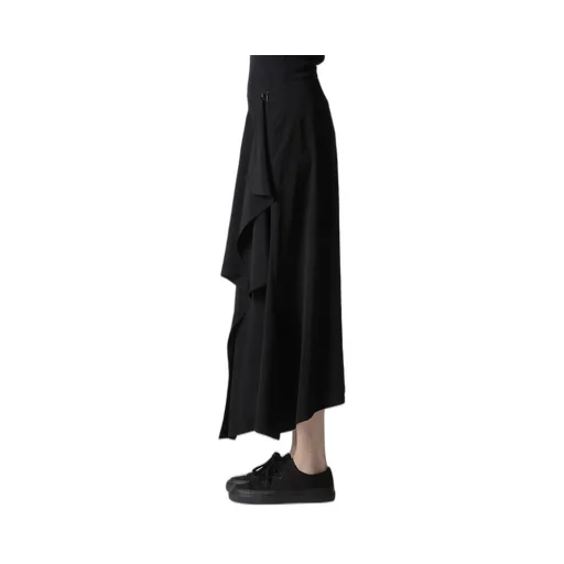 Ta/Pe Crepe De Chine L Draped Skirt