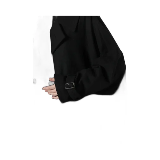Melton R-Side Slit Coat