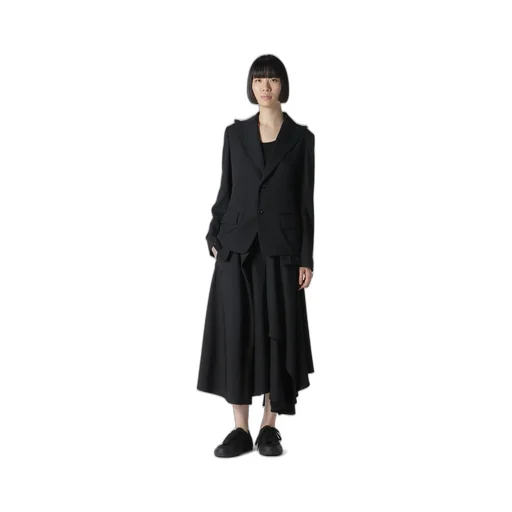 Gabardine R Gathered Skirt