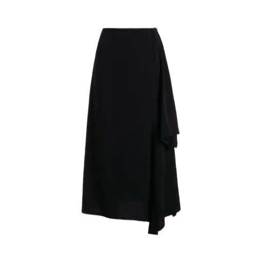 Ta/Pe Crepe De Chine L Draped Skirt
